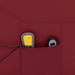 HAPPYSHOPPING Fauteuil Inclinable De Massage Rouge Bordeaux Similicuir -Pas Cher Fauteuil Magasin 40272122 2