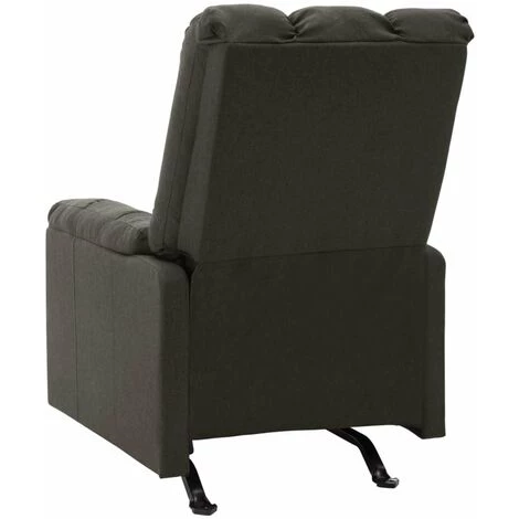 HAPPYSHOPPING Fauteuil De Massage Inclinable Taupe Tissu 6 HAPPYSHOPPING Fauteuil De Massage Inclinable Taupe Tissu – Image 4
