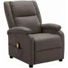 HAPPYSHOPPING Fauteuil De Massage Inclinable Marron Similicuir 2 HAPPYSHOPPING Fauteuil De Massage Inclinable Marron Similicuir -Pas Cher Fauteuil Magasin 40273134 1