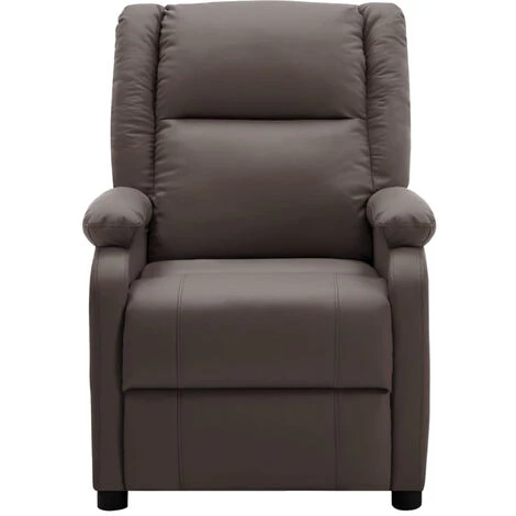 HAPPYSHOPPING Fauteuil De Massage Inclinable Marron Similicuir 5 HAPPYSHOPPING Fauteuil De Massage Inclinable Marron Similicuir – Image 3