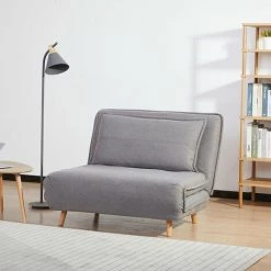 RED DECO Fauteuil Convertible ANTONE Gris Polyester L108cm - Gris 9 RED DECO Fauteuil Convertible ANTONE Gris Polyester L108cm - Gris -Pas Cher Fauteuil Magasin 40361161 3