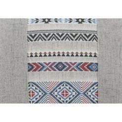 LES TENDANCES Fauteuil Tissu Gris Motif Ethnique Et Pieds Bois Clair Celian 9 LES TENDANCES Fauteuil Tissu Gris Motif Ethnique Et Pieds Bois Clair Celian -Pas Cher Fauteuil Magasin 40697165 3