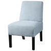 LES TENDANCES Fauteuil Tissu Bleu Et Pieds Bois Massif Noir Berrie 2 LES TENDANCES Fauteuil Tissu Bleu Et Pieds Bois Massif Noir Berrie -Pas Cher Fauteuil Magasin 40697221 1