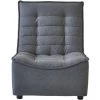LES TENDANCES Fauteuil Tissu Anthracite Florisma -Pas Cher Fauteuil Magasin 40714043 1