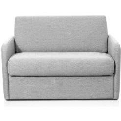 LES TENDANCES Fauteuil Convertible Rapido En Tissu Gris Clair - Matelas 100x190 Cm Ibiza 10 LES TENDANCES Fauteuil Convertible Rapido En Tissu Gris Clair - Matelas 100x190 Cm Ibiza -Pas Cher Fauteuil Magasin 40716313 4