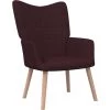 Chaise De Relaxation Et Tabouret 62x68,5x96 Cm Tissu Violet VidaXL -Pas Cher Fauteuil Magasin 40756129 1