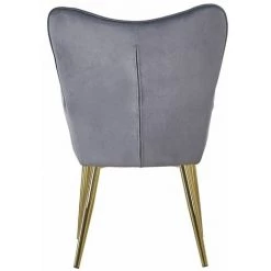 Paris Prix - Fauteuil Scandinave Velours "dolna" 100cm Argent 9 Paris Prix - Fauteuil Scandinave Velours "dolna" 100cm Argent -Pas Cher Fauteuil Magasin 40768889 4