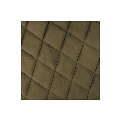 Fauteuil En Velours Kaki Marlo Atmosphera 4 Fauteuil En Velours Kaki Marlo Atmosphera – Image 2