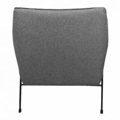 MEUBLETMOI Fauteuil En Tissu Gris Anthracite Avec Piètement En Métal Noir - LENI - Gris 10 MEUBLETMOI Fauteuil En Tissu Gris Anthracite Avec Piètement En Métal Noir - LENI - Gris -Pas Cher Fauteuil Magasin 41424992 4