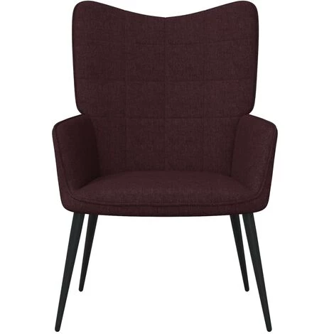 Chaise De Relaxation 62x68,5x96 Cm Tissu Violet VidaXL 4 Chaise De Relaxation 62x68,5x96 Cm Tissu Violet VidaXL – Image 2