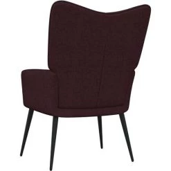 Chaise De Relaxation 62x68,5x96 Cm Tissu Violet VidaXL 10 Chaise De Relaxation 62x68,5x96 Cm Tissu Violet VidaXL -Pas Cher Fauteuil Magasin 41433916 4