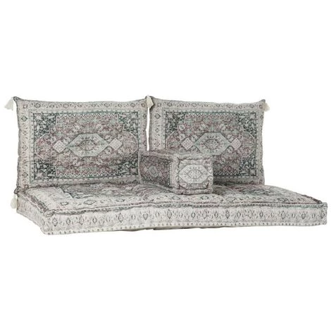 BRICOMARTEAU Fauteuil DKD Home Decor Vert Coton (4 Pcs) 3 BRICOMARTEAU Fauteuil DKD Home Decor Vert Coton (4 Pcs)