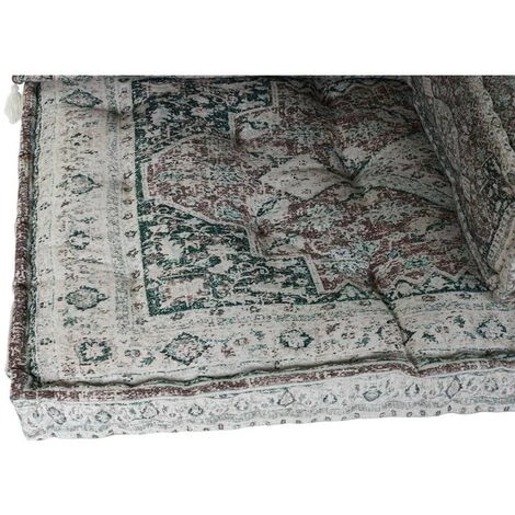 BRICOMARTEAU Fauteuil DKD Home Decor Vert Coton (4 Pcs) 4 BRICOMARTEAU Fauteuil DKD Home Decor Vert Coton (4 Pcs) – Image 2