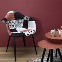 THE HOME DECO FACTORY Lot De 2 Fauteuils Patchwork Mirage Home Deco Factory 9 THE HOME DECO FACTORY Lot De 2 Fauteuils Patchwork Mirage Home Deco Factory -Pas Cher Fauteuil Magasin 41828866 3