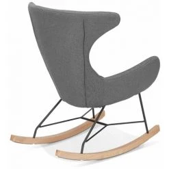 Paris Prix - Fauteuil à Bascule Design "comex" 98cm Gris 10 Paris Prix - Fauteuil à Bascule Design "comex" 98cm Gris -Pas Cher Fauteuil Magasin 41852144 4