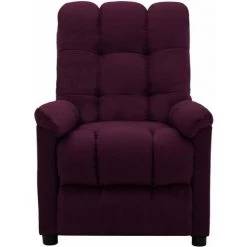 Fauteuil Inclinable électrique Tissu Violet VidaXL 9 Fauteuil Inclinable électrique Tissu Violet VidaXL -Pas Cher Fauteuil Magasin 42177891 3