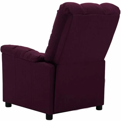 Fauteuil Inclinable électrique Tissu Violet VidaXL 7 Fauteuil Inclinable électrique Tissu Violet VidaXL – Image 5