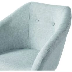 BAïTA Fauteuil HILDA En Tissu Bleu Ciel Avec Pieds En Bois - Bleu 9 BAïTA Fauteuil HILDA En Tissu Bleu Ciel Avec Pieds En Bois - Bleu -Pas Cher Fauteuil Magasin 42332696 3