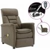 Fauteuil Inclinable électrique De Massage Similicuir Daim Taupe VidaXL 2 Fauteuil Inclinable électrique De Massage Similicuir Daim Taupe VidaXL -Pas Cher Fauteuil Magasin 42448736 1