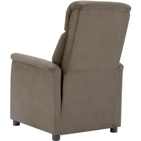 Fauteuil Inclinable électrique De Massage Similicuir Daim Taupe VidaXL 6 Fauteuil Inclinable électrique De Massage Similicuir Daim Taupe VidaXL – Image 4