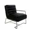 VMO HOME FAUTEUIL MÉTAL NOIR 62,5X74X80 -Pas Cher Fauteuil Magasin 42496211 1