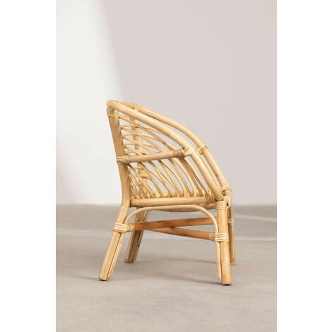 Fauteuil En Rotin Gante Kids SKLUM Rotin - Marron Naturel 6 Fauteuil En Rotin Gante Kids SKLUM Rotin - Marron Naturel – Image 4