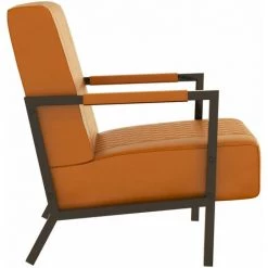 ASUPERMALL Fauteuil Marron Similicuir -Pas Cher Fauteuil Magasin 42733813 5