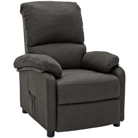 ASUPERMALL Fauteuil Inclinable Gris Fonce Tissu 3 ASUPERMALL Fauteuil Inclinable Gris Fonce Tissu