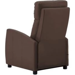 ASUPERMALL Fauteuil Inclinable Electrique De Massage Marron Similicuir -Pas Cher Fauteuil Magasin 42733841 4