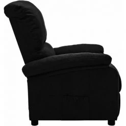 YOUTHUP Fauteuil Inclinable électrique Noir Tissu - Noir -Pas Cher Fauteuil Magasin 42820003 4