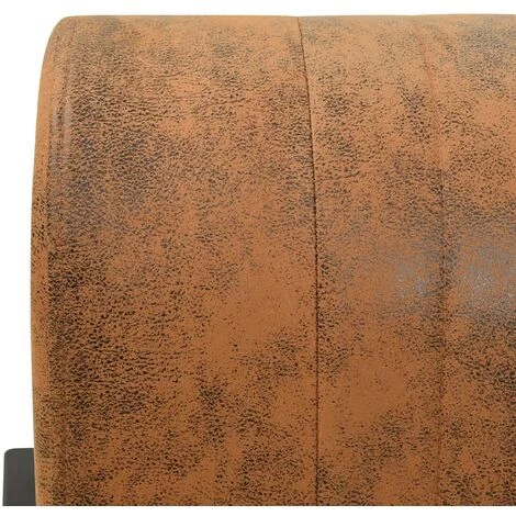 YOUTHUP Fauteuil Marron Tissu - Brun 7 YOUTHUP Fauteuil Marron Tissu - Brun – Image 5