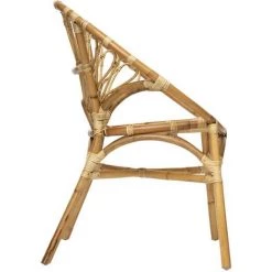 Fauteuil Rotin Folk Praya - Atmosphera - Beige 9 Fauteuil Rotin Folk Praya - Atmosphera - Beige -Pas Cher Fauteuil Magasin 42862046 4