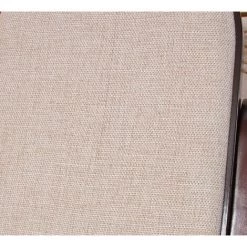 MEND Fauteuil à Bascule Tokyo Imitation Noyer Tissu Beige -Pas Cher Fauteuil Magasin 43126400 5