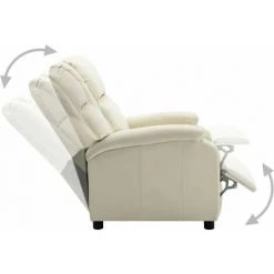 HAPPYSHOPPING Fauteuil Inclinable Electrique Blanc Similicuir 9 HAPPYSHOPPING Fauteuil Inclinable Electrique Blanc Similicuir -Pas Cher Fauteuil Magasin 43232068 3