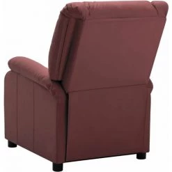 ASUPERMALL Fauteuil Inclinable Electrique Rouge Bordeaux Similicuir -Pas Cher Fauteuil Magasin 43333936 4