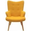 Paris Prix - Fauteuil Design "helsinki" 100cm Jaune -Pas Cher Fauteuil Magasin 43448206 1