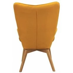 Paris Prix - Fauteuil Design "helsinki" 100cm Jaune -Pas Cher Fauteuil Magasin 43448206 2