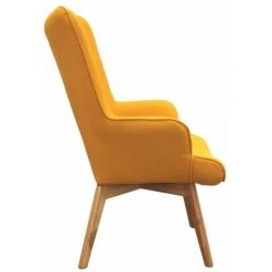 Paris Prix - Fauteuil Design "helsinki" 100cm Jaune -Pas Cher Fauteuil Magasin 43448206 3
