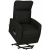 Fauteuil De Massage Inclinable Tissu Noir VidaXL 2 Fauteuil De Massage Inclinable Tissu Noir VidaXL -Pas Cher Fauteuil Magasin 43900386 1
