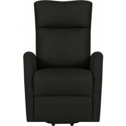 Fauteuil De Massage Inclinable Tissu Noir VidaXL 9 Fauteuil De Massage Inclinable Tissu Noir VidaXL -Pas Cher Fauteuil Magasin 43900386 3