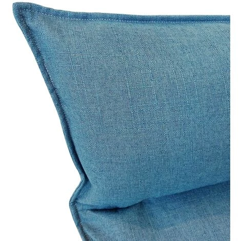 MOBILI REBECCA Rebecca Mobili Chaise De Méditation Fauteuil Yoga Bleué Métal Polyester 70x56x70 6 MOBILI REBECCA Rebecca Mobili Chaise De Méditation Fauteuil Yoga Bleué Métal Polyester 70x56x70 – Image 4