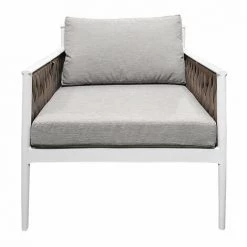 MEUBLETMOI Fauteuil Bas De Jardin Gris Textilène Tressé - CAMI - Gris 9 MEUBLETMOI Fauteuil Bas De Jardin Gris Textilène Tressé - CAMI - Gris -Pas Cher Fauteuil Magasin 44419316 3