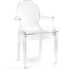 LES TENDANCES Fauteuil Transparent Louiva