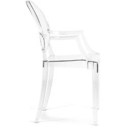 LES TENDANCES Fauteuil Transparent Louiva 9 LES TENDANCES Fauteuil Transparent Louiva -Pas Cher Fauteuil Magasin 44818347 3