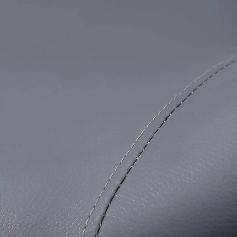 DéCOSHOP26 Fauteuil Oeuf Capitonné Design Cuir PU Chaise Bureau Gris - Gris 6 DéCOSHOP26 Fauteuil Oeuf Capitonné Design Cuir PU Chaise Bureau Gris - Gris – Image 4