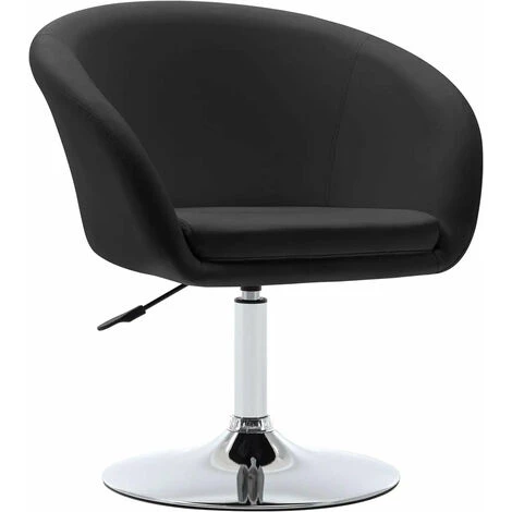 DéCOSHOP26 Fauteuil Lounge Salon Salle à Manger Bureau Noir - Noir 3 DéCOSHOP26 Fauteuil Lounge Salon Salle à Manger Bureau Noir - Noir