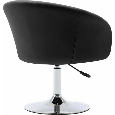 DéCOSHOP26 Fauteuil Lounge Salon Salle à Manger Bureau Noir - Noir 6 DéCOSHOP26 Fauteuil Lounge Salon Salle à Manger Bureau Noir - Noir – Image 4