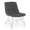 BIZZOTTO Fauteuil En Tissu Gris AKEMI 54x71x H77 Cm -Pas Cher Fauteuil Magasin 44833272 1
