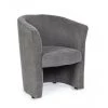 BIZZOTTO Fauteuil En Bois Et Tissu Anthracite BELIZE 64,5x63x H76 Cm -Pas Cher Fauteuil Magasin 44839536 1