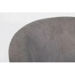 BIZZOTTO Fauteuil En Bois Et Tissu Gris Foncé BELIZE 64,5x63x H76 Cm -Pas Cher Fauteuil Magasin 44862130 5
